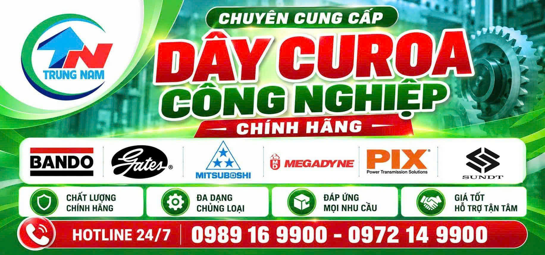 nhà phân phối dây bando