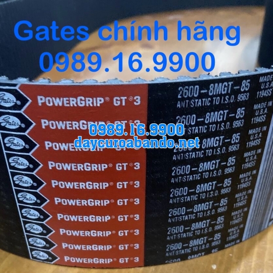 DÂY CUROA GATES 8MGT CHÍNH HÃNG